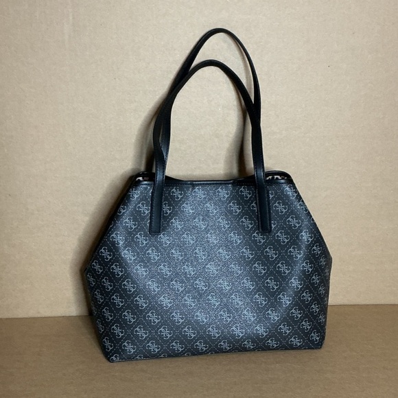 Guess Black and Red Logo Tote - Picture 6 of 11